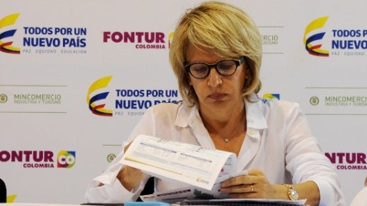 Cecilia Álvarez, exministra de Transporte.
