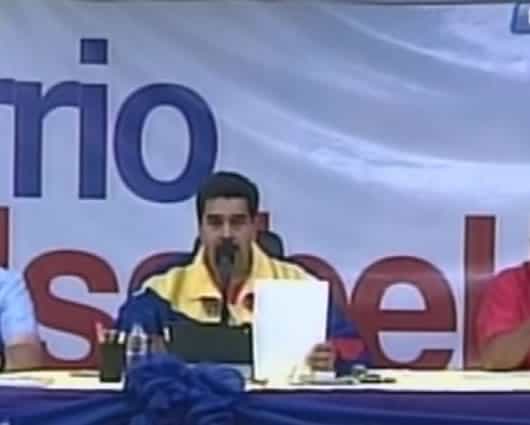 Maduro acusó diario El Tiempo de Venezuela de incitar al saqueo. Foto: Noticias RCN