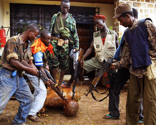 la violencia en la República Centroafricana ha causado al menos 300 muertos en los últimos días. Foto: AFP