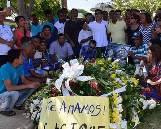 El 1108 es el número de la tumba de Diomedes Díaz. Foto: Portal Vallenato.
