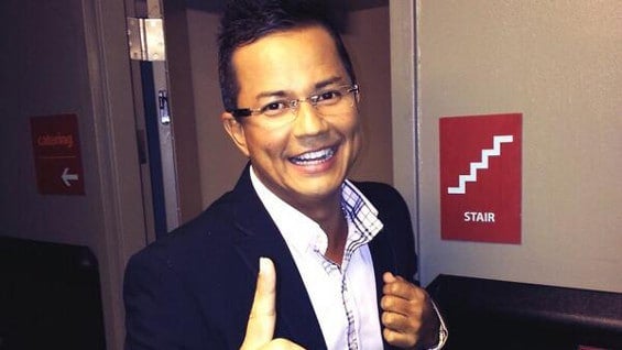 Cantante colombiano Charlie Zaa. Foto: @ZaaCharlie en Twitter.