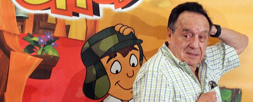 El Chavo, personaje más famoso de Chespirito, llegó a tener una audiencia de 350 millones con su programa. Foto. AFP