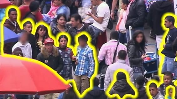 Las personas subrayadas hacen parte de la banda, según la Policía.