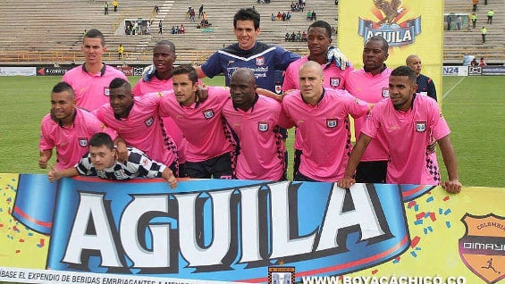Jugadores de Boyacá Chicó. Foto: facebook.com/BoyacaChicoFutbolClub