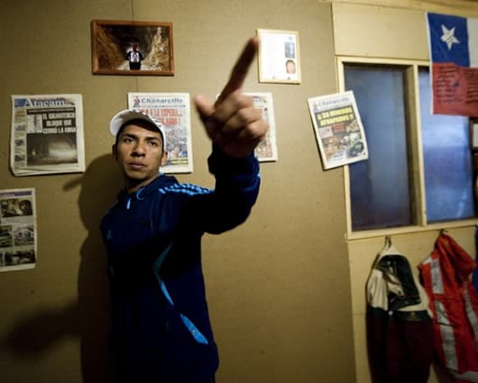 Jimmy Sánchez, uno de los mineros que quedó atrapado. Foto: AFP