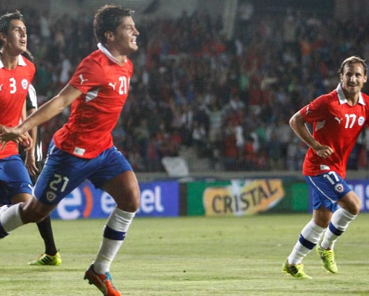 ´La Roja´ impuso su juego con ante la selección centroamericana. Foto: AFP