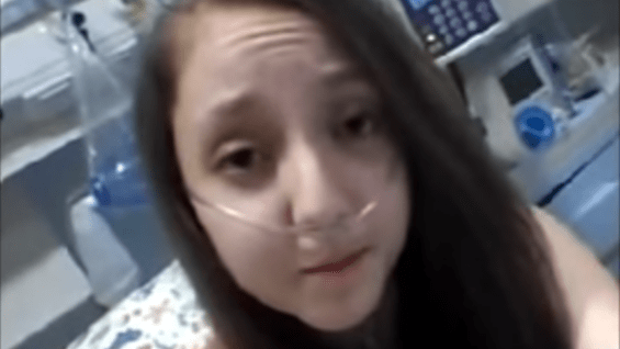 Valentina Maureira sufre de fibrosis quística desde su nacimiento.