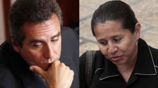 Bernardo Moreno y María del Pilar Hurtado. Foto: NoticiasRCN.com