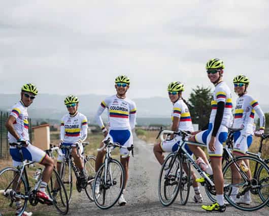 La delegación colombiana se encuentra en Florencia (Italia) preparando el Mundial. Foto: FedeCiclismo