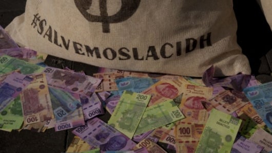 Activistas se han manifestado a favor de los organismos de DD.HH. Foto: AFP