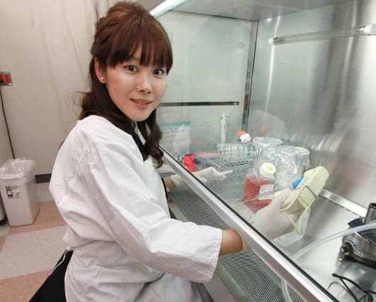 La científica japonesa Haruko Obokata, supuesta "creadora" de prometedoras células pluripotentes llamadas STAP. Foto: AFP