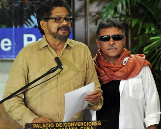 Los voceros de las Farc volvieron a criticar el Marco para la Paz. Foto: EFE