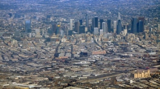 Panorámica de Los Angeles en los Estados Unidos. AFP