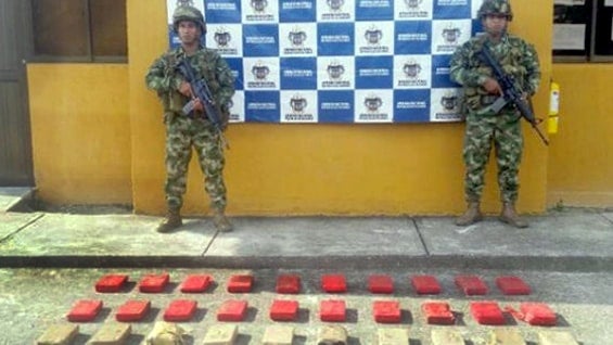 La costa del Pacífico del país es punto de salida de la cocaína. Foto: Armada.