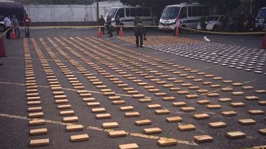 La cocaína estaba oculta en un contenedor en Buenaventura. Foto: @GeneralPalomino