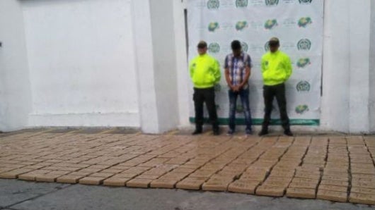 La incautacion fue en el municipio de Tumaco, en el departamento de Nariño. Foto: Policía Nacional