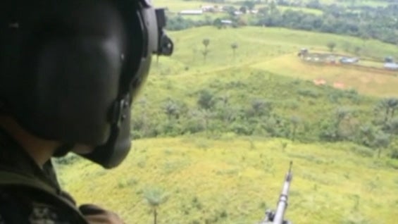 Enfrentamientos entre Ejército y Farc en el norte del Cauca.