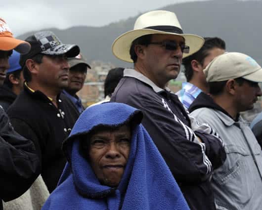 A pesar del acuerdo de levantar bloqueos, aún 6 departamentos están afectados. Foto: AFP.
