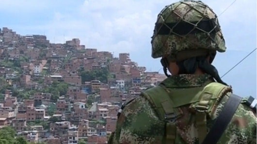 La comuna 13 de Medellín.
