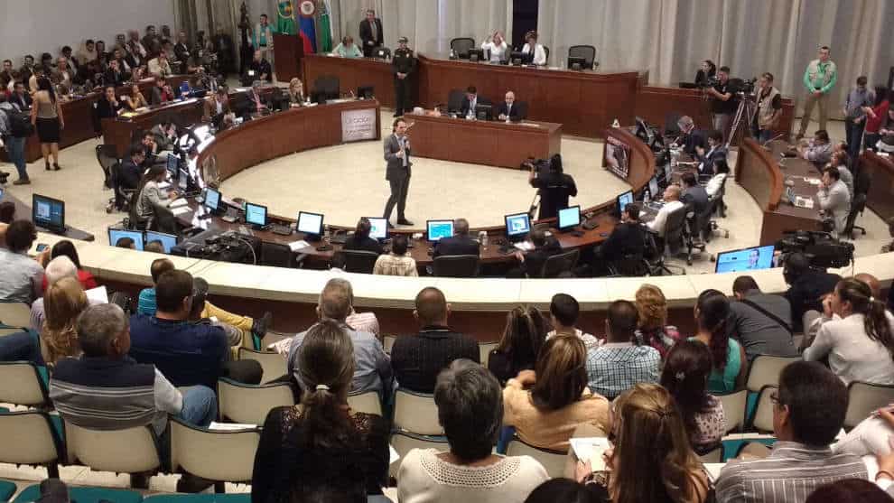 El Concejo de Medellín. Foto: Andrés Zapata y Juan Fernando Gallego D.