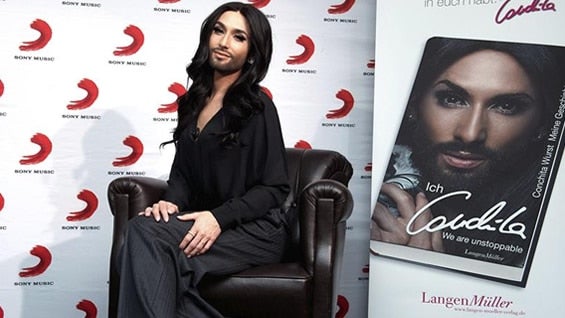 Su nombre artístico es Conchita Wurst, pero su nombre real es Thomas Neuwith. Foto: EFE.