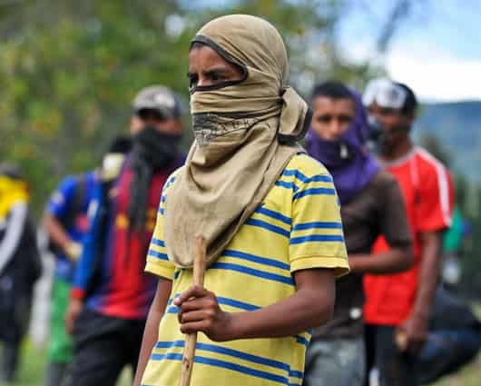 Según la ONU, los diálogos no han mermado el desplazamiento. Foto: AFP