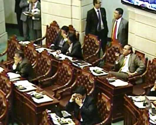 El Congreso de la República. Foto: AFP.