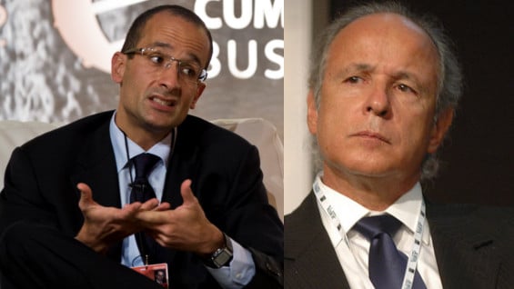 Marcelo Odebrecht y Otávio Azevedo. Foto: AFP
