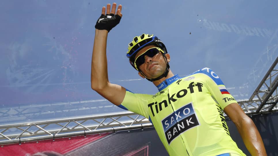 Alberto Contador, ciclista español. Foto AFP