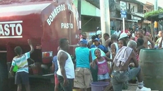 El crudo ya contaminó las playas turísticas de Tumaco.