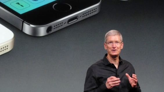 Tim Cook, CEO de Apple. Foto: AFP