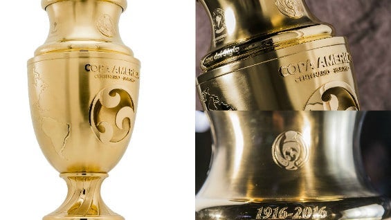 Trofeo de la Copa América Centenario. Foto: oficial.