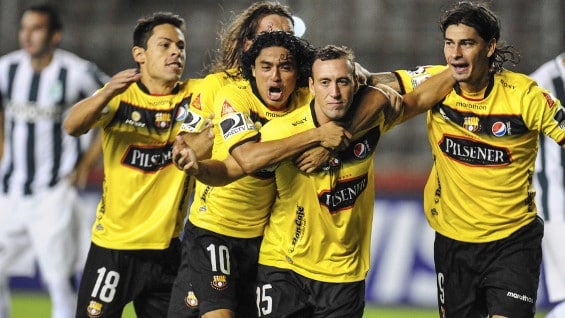 Barcelona de Ecuador complicó la situación de Nacional. Foto: EFE.