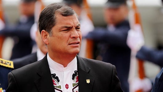 Rafael Correa, presidente de Ecuador. Foto: EFE.