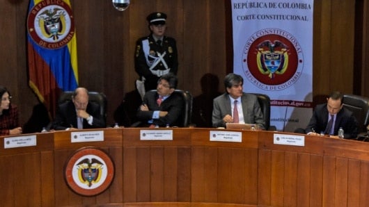 La Corte Constitucional. Foto: AFP