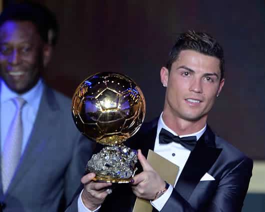 Superó a Messi en la votación con 160 puntos de ventaja. Foto: AFP