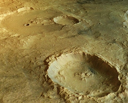 Las imágenes fueron tomadas por la sonda europea "Mars Express". Foto: ESA