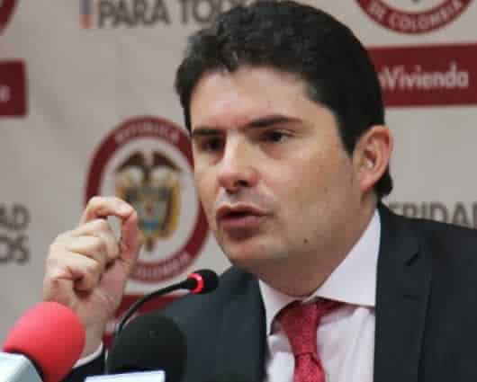 Luis Felipe Henao, ministro de Vivienda. Foto: Oficial.