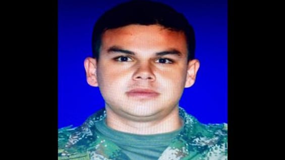 Cristian Moscoso Rivera, oficial desaparecido. Foto: Ejército.