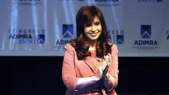 Cristina Fernández, presidenta de Argentina. Foto: EFE.