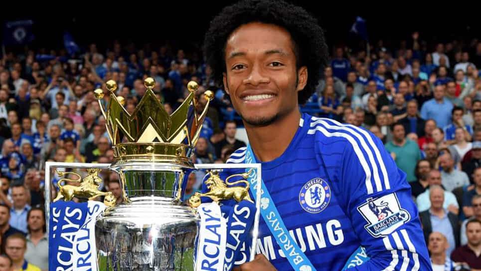 Apenas 240 minutos en 14 partidos marcaron el semestre de Juan Guillermo Cuadrado en el campeón inglés, el Chelsea. Foto Oficial.