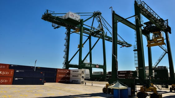 Megapuerto de Mariel. Foto: AFP