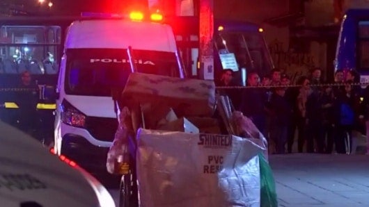 El cuerpo fue encontrado en por lo menos dos bolsas de basura.