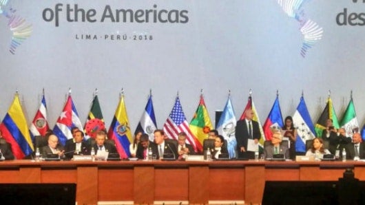 La Cumbre de las Américas. Foto: AFP