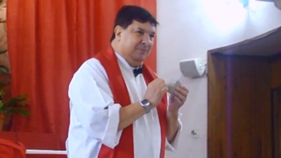 Juan Diego Escobar Gaviria, sacerdote colombiano. Foto: AFP