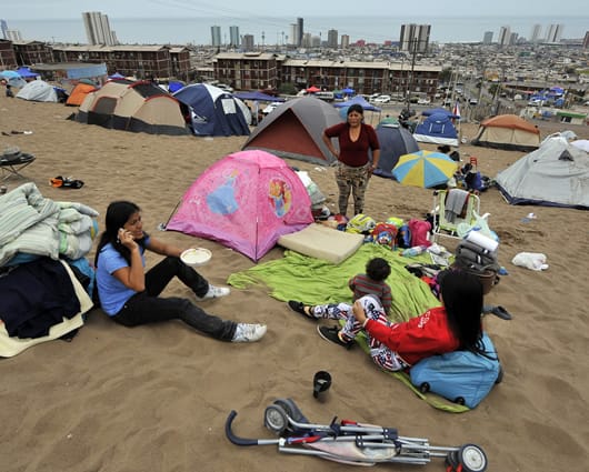 El Ministerio de Salud decretó el jueves la alerta sanitaria en los municipios de Iquique. Foto: AFP