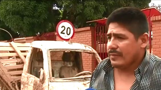 Óscar Montenegro, damnificado. Foto. NoticiasRCN.