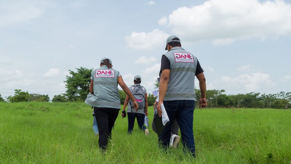 Censistas del Dane. Foto: Dane