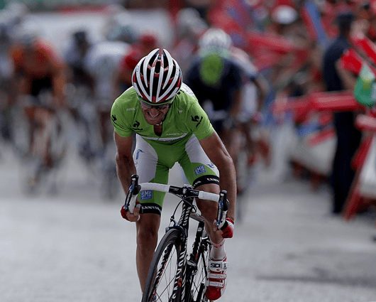 Dani Moreno, ciclista del equipo Katusha. Foto: AFP