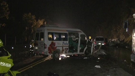 En el grave accidente 15 personas resultaron heridas. Foto: NoticiasRCN.com